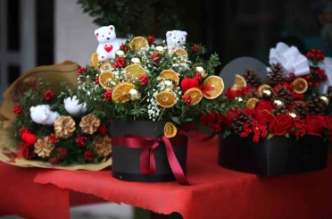 Konya’da kokina çiçeği yılbaşı öncesi ilgi görüyor 