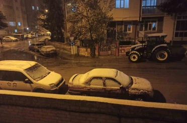 Konya’da Mayıs ayında kar yağdı