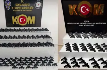 Konya’da organize suç operasyonu: Cephanelik çıktı!