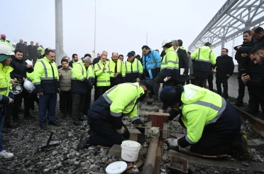 KONYARAY Banliyö Hattı'nda ray birleştirme kaynak programı yapıldı