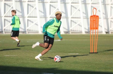 Konyaspor, Galatasaray maçı hazırlıklarını sürdürüyor 