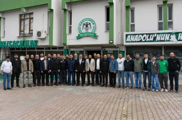 Konyaspor yönetimi, saldırıya uğrayan taraftarları ziyaret etti