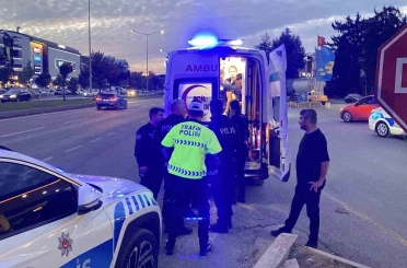 Köprüye çıkan şahsı polis ikna etti 