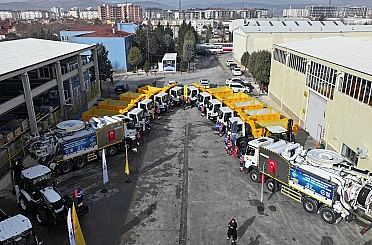 KOSKİ araç filosuna kazandırılan 19 yeni araç tanıtıldı