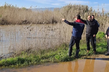 Köşk’te su altında kalan ve zarar gören ekili tarım alanları tespit edildi 