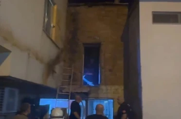 Kovancılarda baca yangını paniğe neden oldu 