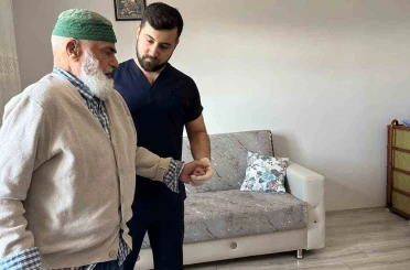 Kovancılar’da bir ilk: Evde fizik tedavi uygulaması 