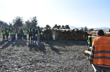 Köyceğiz Meslek Yüksek Okulu öğrencileri eğitimlerini arazide sürdürüyor 