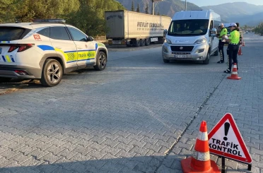 Köyceğiz’de 9 araç sürücüsüne 47 bin lira ceza 