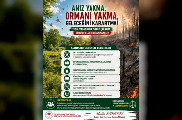 Kozan İlçe Tarım Müdürlüğü’nden anız uyarısı 