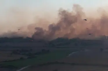 Kozan, İmamoğlu ve Aladağ’daki yangına havadan müdahale başladı