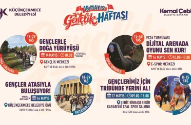 Küçükçekmece’de 19 Mayıs Gençlik Haftası etkinlikleri başlıyor 