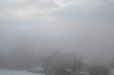 Kulp ilçesinde yoğun sis etkili oldu 