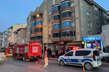Kulu’da apartmanda yangın paniği