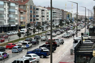 Kulu’da bayram trafiği yoğunluğu
