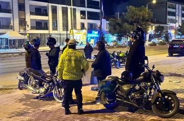 Kulu’da motosiklet denetimleri sıklaştırıldı