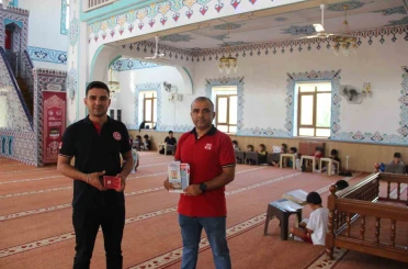 Kuran kurslarında 112 Acil çağrı hattı tanıtımları sürüyor 