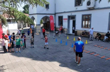 Kur’an kursu öğrencileri sporla buluştu 