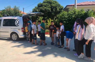 Kur’an kursunda örnek dayanışma 