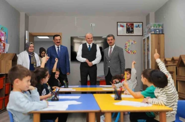 Kuran kursunun minik öğrencileri ile bir araya geldi 