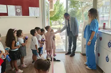 Kuşadası İlçe Milli Eğitim Müdürü Yapıcı anaokulunda eğitim çalışmalarını inceledi
