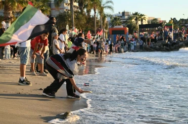 Kuşadası’nda ‘Sumud Filosu’na’ destek etkinliği yapıldı 