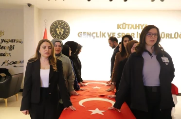 Kütahya Gençlik ve Spor İl Müdürlüğü’nde asli kadroya geçiş ve yemin töreni 