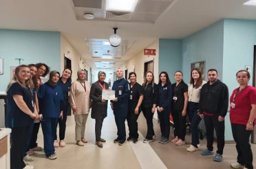 Kütahya Şehir Hastanesi Göz ve Dermatoloji Kliniğine el hijyeni teşekkürü 