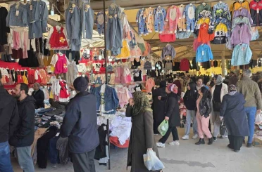 Kütahya’da ’Bayram Pazarı’ açıldı 