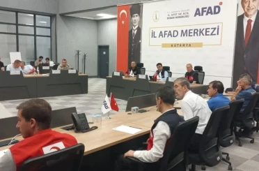 Kütahya’da deprem tatbikatı 