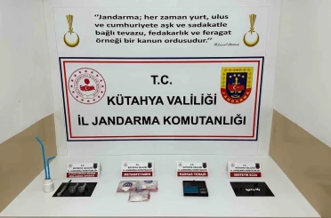 Kütahya’da jandarmadan uyuşturucu operasyonu: 1 tutuklama 