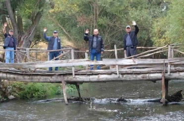 Kütahya’da köy sakinleri köprü istiyor 