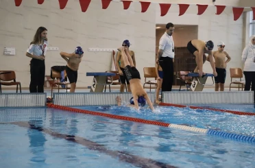 Kütahya’da küçükler yüzme il birinciliği heyecanı 