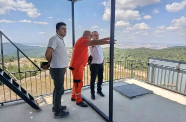 Kütahya’da orman yangınlarına karşı saha denetimleri sürüyor 