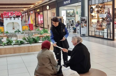 Kütahya’da Toplum Destekli Polislerden esnaf ve vatandaşlara bilgilendirme 