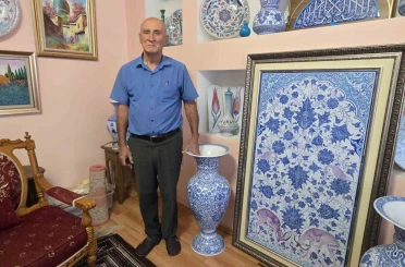 Kütahyalı çini ustası Mehmet Koçer: "Çinicilik yeniden mimariyle buluşmalı" 