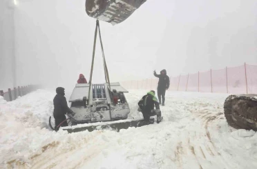 Kuzuyayla Kızak Pisti’ne yürüyen bant geliyor 