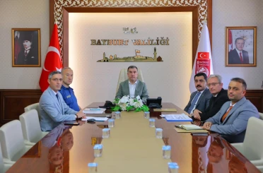 LGS öncesi Bayburt’ta alınan güvenlik tedbirleri toplantıda görüşüldü 