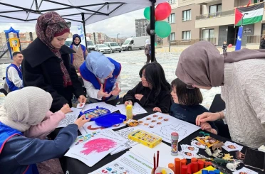 LİMAN Gönüllüler Platformu, Filistinli çocuklarla bayram sevincini paylaştı