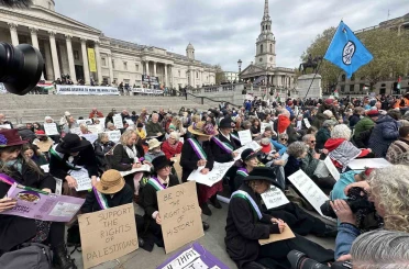 Londra polisinden Filistin’e destek gösterisine müdahale: 212 gözaltı 