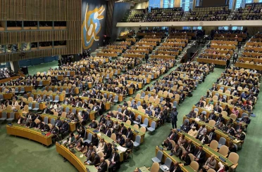 Macron’un Filistin’i devlet olarak tanımasının ardından BM salonunda alkışlar yükseldi 