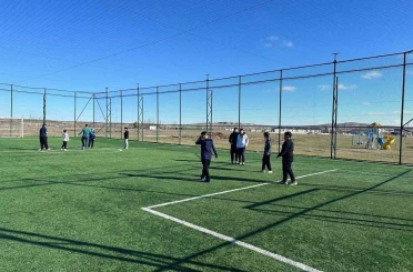 Mahmudiye’deki spor tesisleri hizmet veriyor 