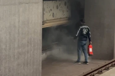 Mahmutbey metrosunda yangın: İstasyon kapatıldı, yolcular tahliye edildi 