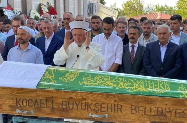 Maksut Serim’in babası Hacı Halil Serim son yolculuğuna uğurlandı 