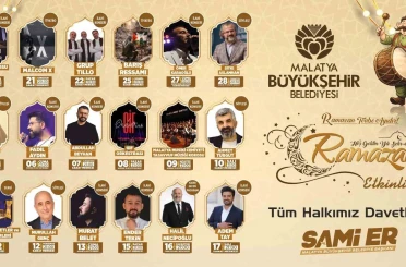 Malatya Büyükşehir Belediyesi Ramazan maneviyatını şehre taşıyor 