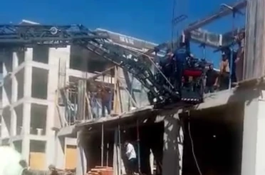 Malatya’da inşaattan düşen işçi yaralandı 