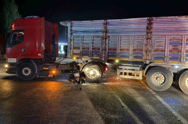Malatya’da kamyon ile motosiklet çarpıştı: 1 yaralı