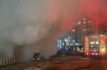 Malatya’da konteyner yangını 