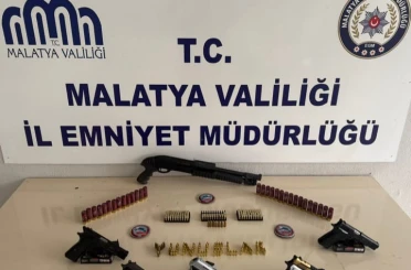 Malatya’da ruhsatsız silah operasyonu: 2 gözaltı 