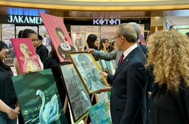 Malatya’da yılsonu karma sergisi açıldı 